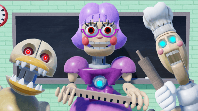 Escape Miss Ani-Tron's Detention! (SCARY OBBY) screenshot 1